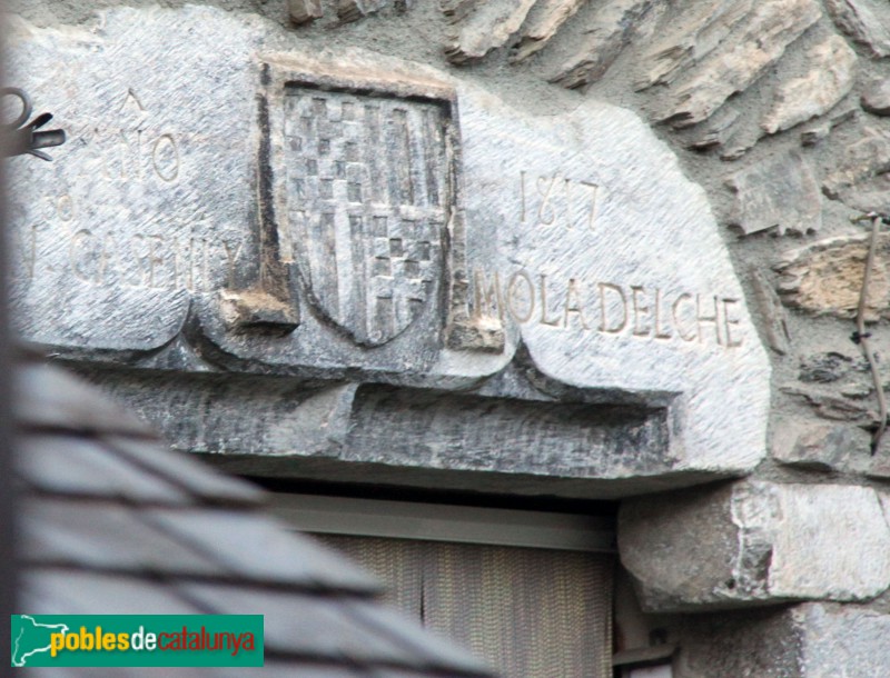 Gessa - Lloinda amb escut (Foto: Albert Esteves, 2017) Gessa - Lloinda amb escut