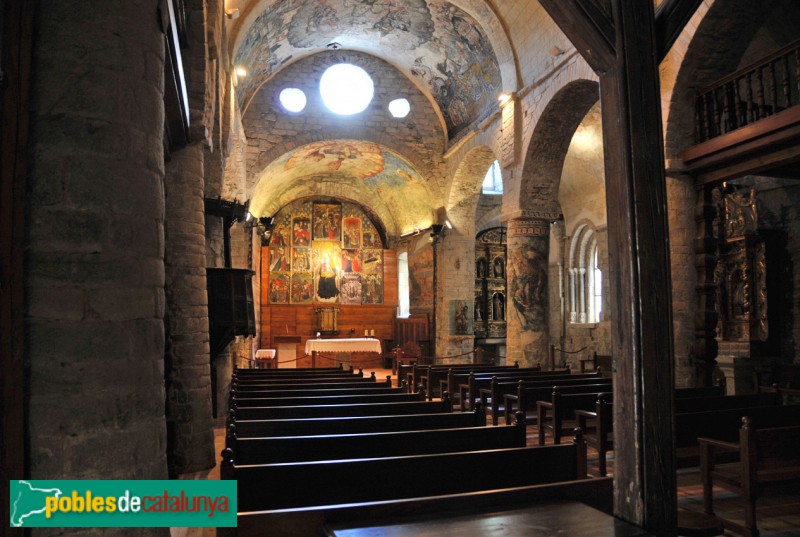 Arties - Església de Santa Maria, interior (Foto: Joan Sànchez Sabé, 2014) Arties - Església de Santa Maria, interior