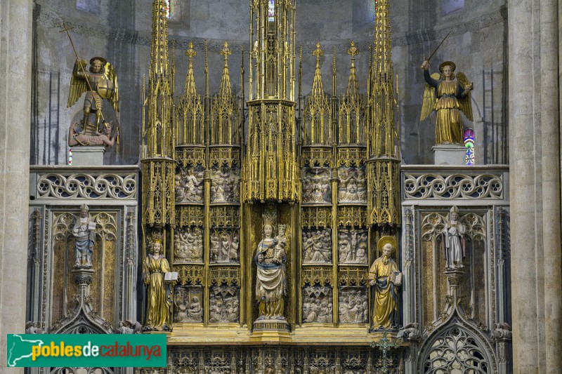 Tarragona - Catedral, retaule de Santa Tecla (Foto: José Aguado, 2017) Tarragona - Catedral, retaule de Santa Tecla