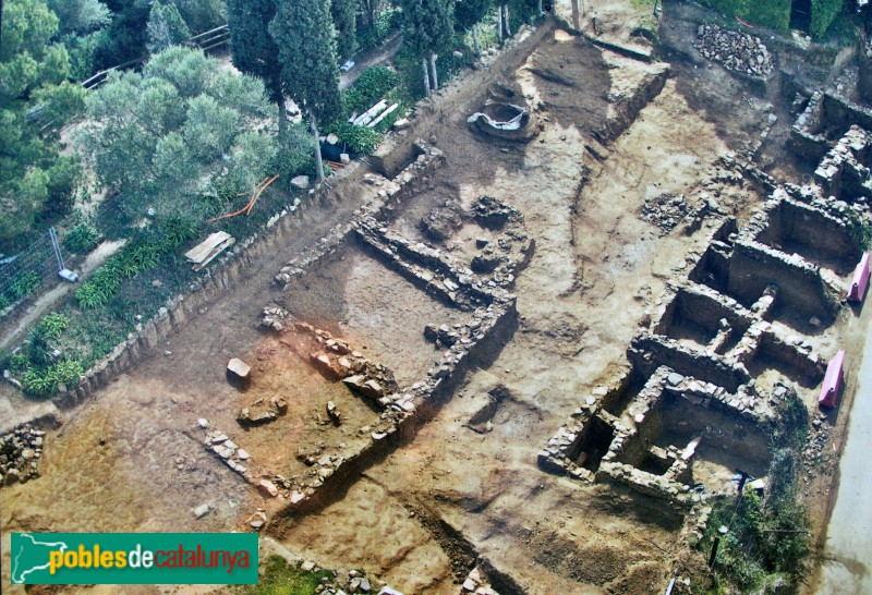Palafrugell - Poblat ibèric de Sant Sebastià de la Guarda (Foto: cartell in situ) Palafrugell - Poblat ibèric de Sant Sebastià de la Guarda