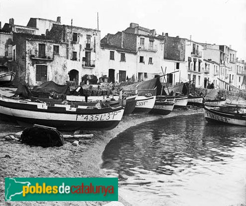 Palafrugell - Calella de Palafrugell (Foto: Albert Oliveras -Arxiu fotogràfic C.E.C.-, 1926) Palafrugell - Calella de Palafrugell
