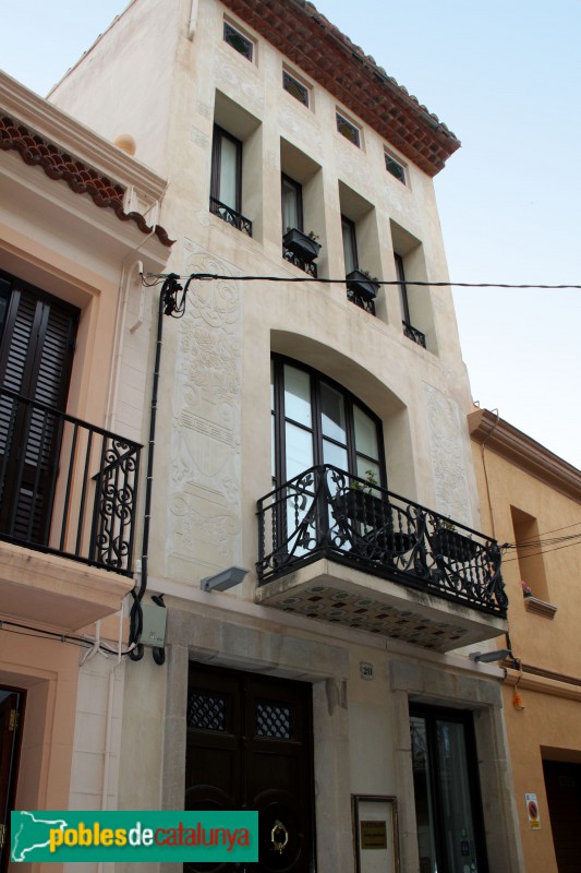 Canet de Mar - Casa Juli Font (Foto: Albert Esteves, 2017) Canet de Mar - Casa Juli Font