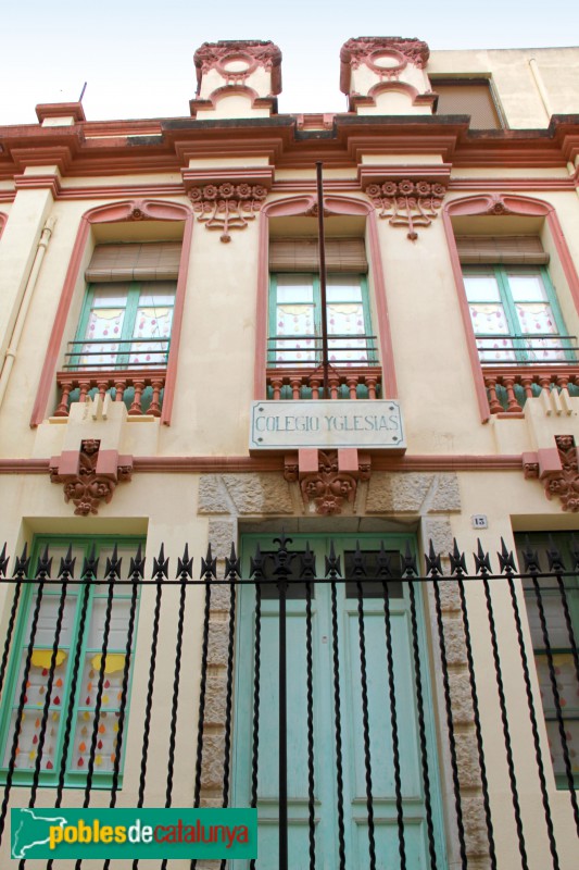 Canet de Mar - Col·legi Yglesias (Foto: Albert Esteves, 2017) Canet de Mar - Col·legi Yglesias
