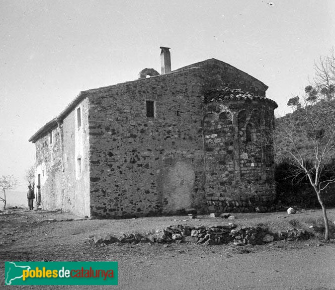 Papiol - Ermita de la Salut (Foto: Francesc Blasi -Arxiu fotogràfic C.E.C.-, 1915) Papiol - Ermita de la Salut