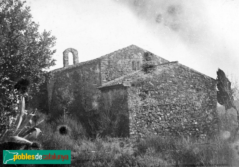 Papiol - Ermita de la Salut (Foto: Antoni Gallardo -Arxiu fotogràfic C.E.C.-, c1928) Papiol - Ermita de la Salut