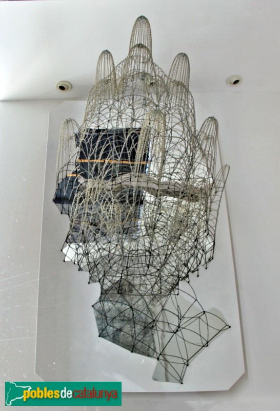 Colònia Güell - Maqueta esterostàtica de la Cripta (Foto: Albert Esteves, 2018) Colònia Güell - Maqueta esterostàtica de la Cripta