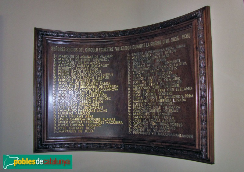 Barcelona - Círculo Ecuestre (Foto: Albert Esteves, 2010) Barcelona - Círculo Ecuestre