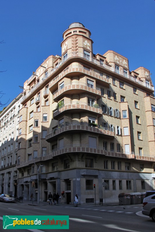 Barcelona - Casa Marià Pidelserra (Balmes, 178-180) (Foto: Albert Esteves, 2018) Barcelona - Casa Marià Pidelserra (Balmes, 178-180)