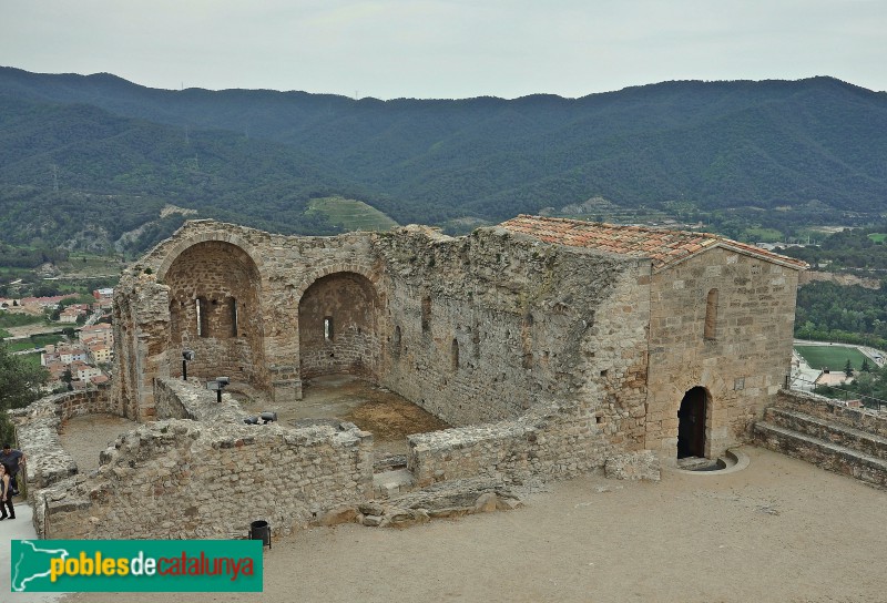 La Pobla de Claramunt - Santa Maria del castell (Foto: Alberto González Rovira, 2018) La Pobla de Claramunt - Santa Maria del castell