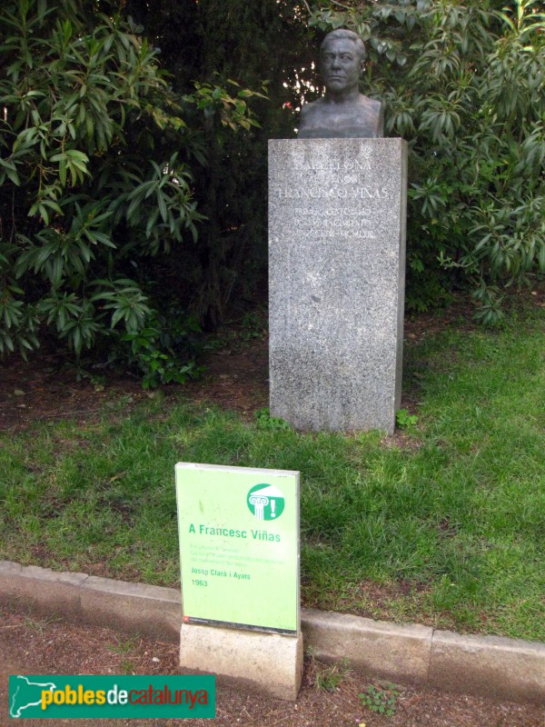 Barcelona - Turó Parc (A Francesc Viñas) (Foto: Enfo, 2013) Barcelona - Turó Parc (A Francesc Viñas)