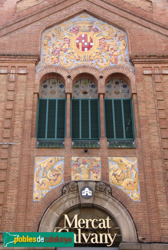 Barcelona - Mercat de Galvany (Foto: Albert Esteves, 2018) Barcelona - Mercat de Galvany