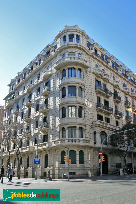 Barcelona - Muntaner, 259-261 (Foto: Albert Esteves, 2018) Barcelona - Muntaner, 259-261