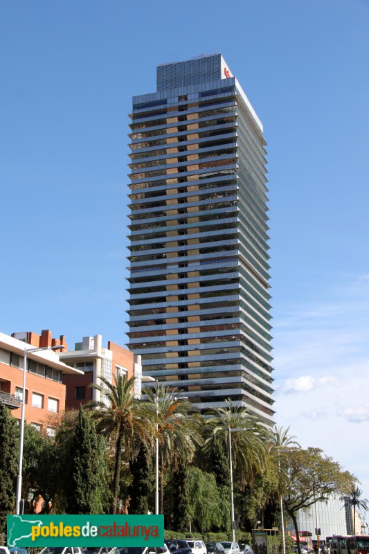 Barcelona - Torre Mapfre (Foto: Albert Esteves, 2018) Barcelona - Torre Mapfre