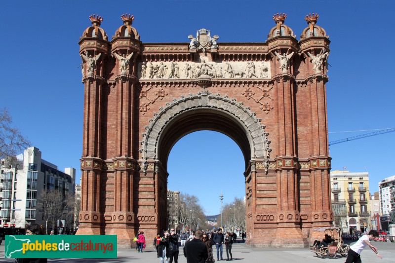 Barcelona - Arc de Triomf (Foto: Albert Esteves, 2018) Barcelona - Arc de Triomf