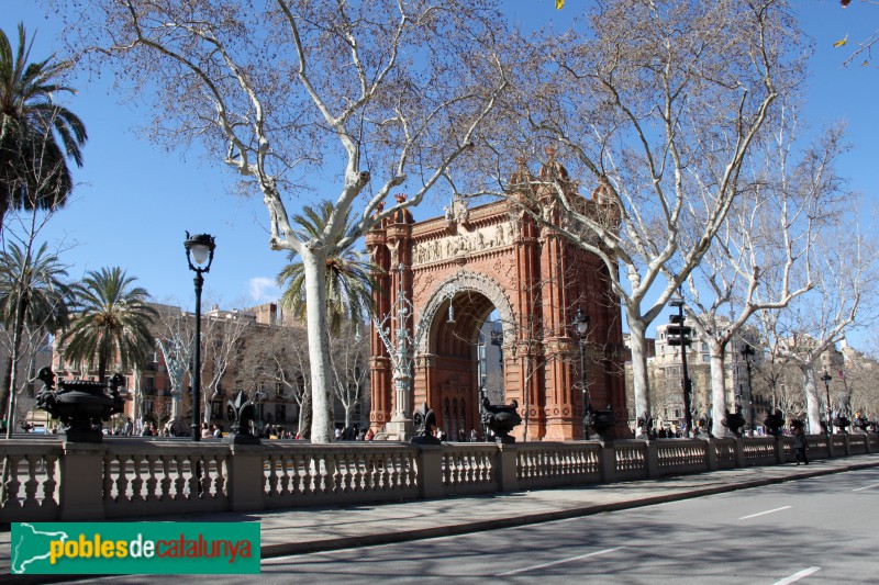 Barcelona - Arc de Triomf (Foto: Albert Esteves, 2018) Barcelona - Arc de Triomf