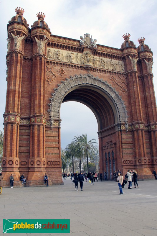 Barcelona - Arc de Triomf (Foto: Albert Esteves, 2018) Barcelona - Arc de Triomf