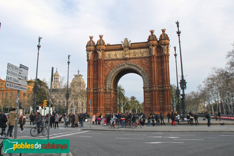Barcelona - Arc de Triomf (Foto: Albert Esteves, 2018) Barcelona - Arc de Triomf