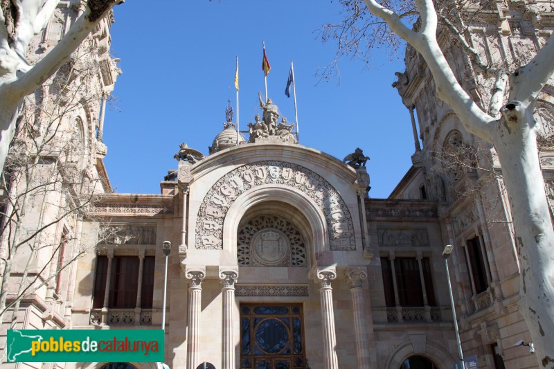 Barcelona - Palau de Justícia (Foto: Albert Esteves, 2018) Barcelona - Palau de Justícia