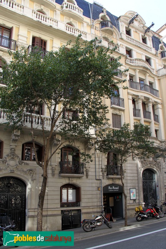 Barcelona - Muntaner, 335-337 (Foto: Albert Esteves, 2018) Barcelona - Muntaner, 335-337