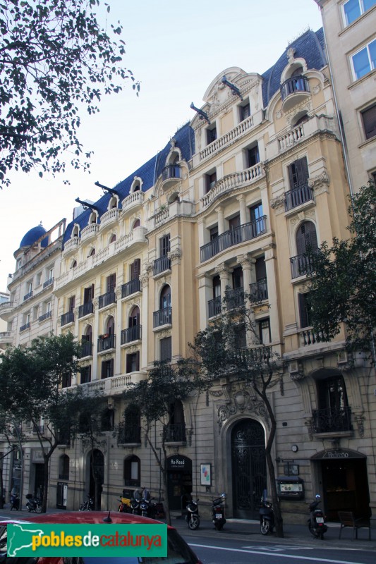 Barcelona - Muntaner, 335-337 (Foto: Albert Esteves, 2018) Barcelona - Muntaner, 335-337