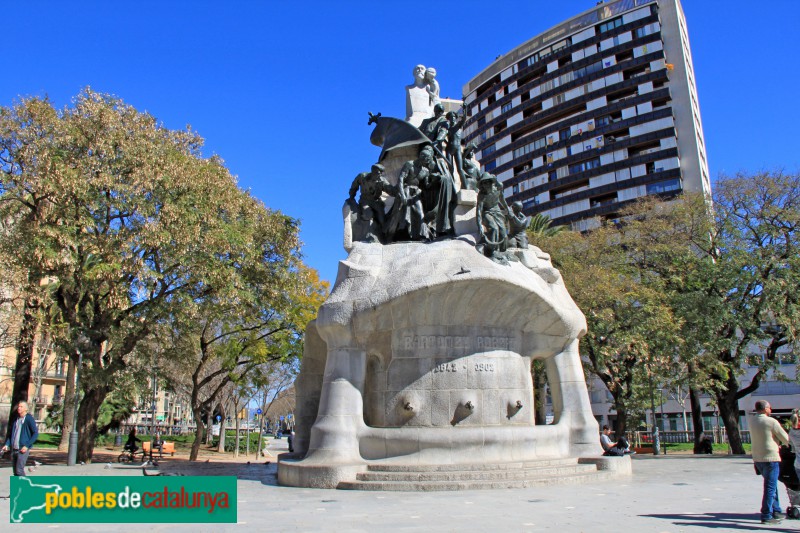 Barcelona - Monument al Doctor Robert (Foto: Albert Esteves, 2018) Barcelona - Monument al Doctor Robert