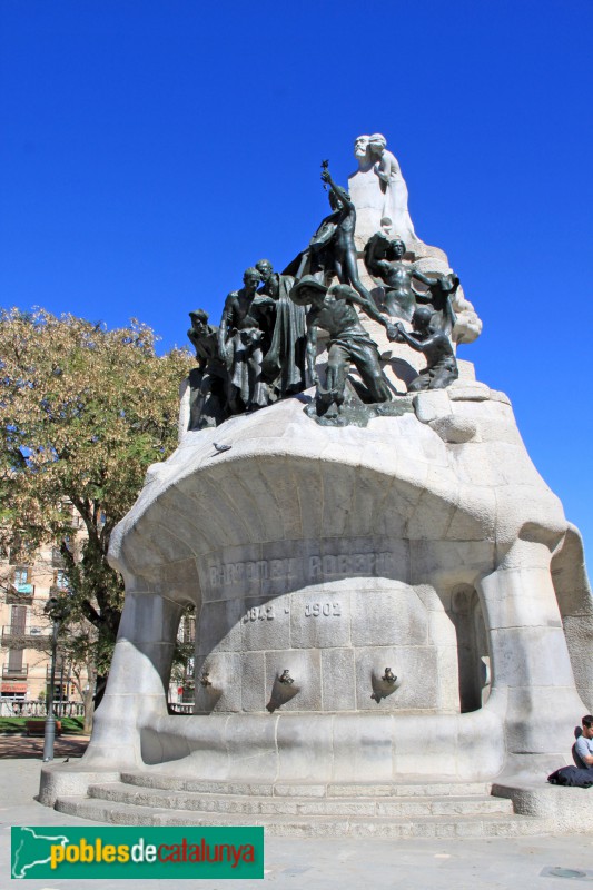 Barcelona - Monument al Doctor Robert (Foto: Albert Esteves, 2018) Barcelona - Monument al Doctor Robert