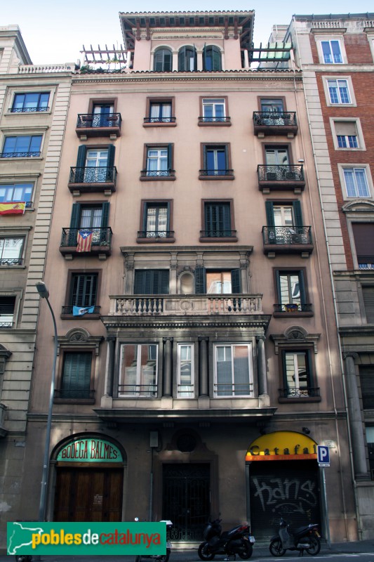 Barcelona - Balmes, 363 (Foto: Albert Esteves, 2018) Barcelona - Balmes, 363