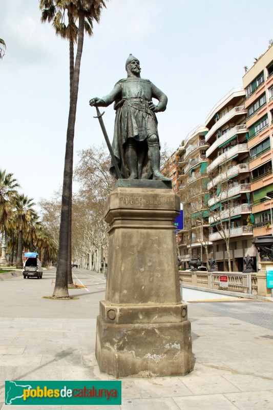 Barcelona - Monument a Roger de Llúria (Foto: Albert Esteves, 2018) Barcelona - Monument a Roger de Llúria