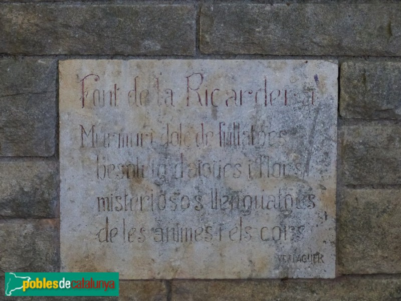Folgueroles - Font de la Ricardera