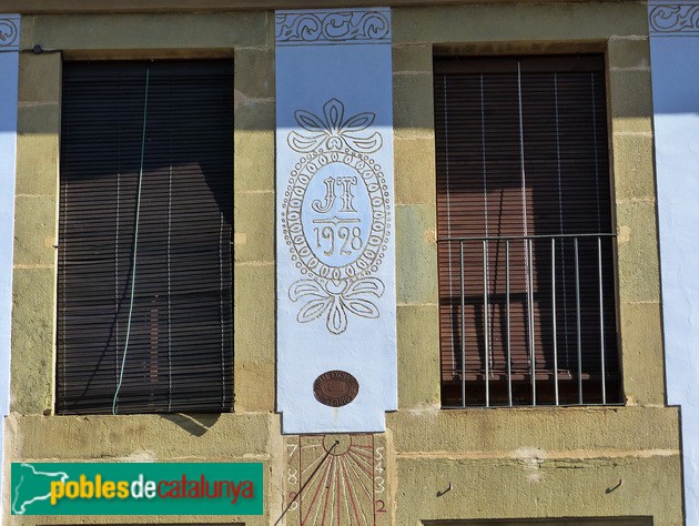 Folgueroles - Can Torrents del Pa. Esgrafiat