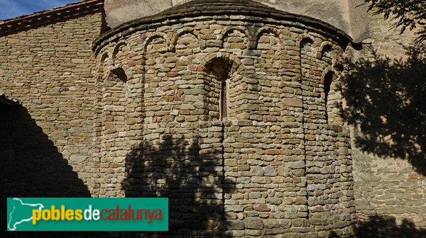 Folgueroles - Església de Santa Maria. Absis (Foto: Graciel·la Vidal, 2017) Folgueroles - Església de Santa Maria. Absis