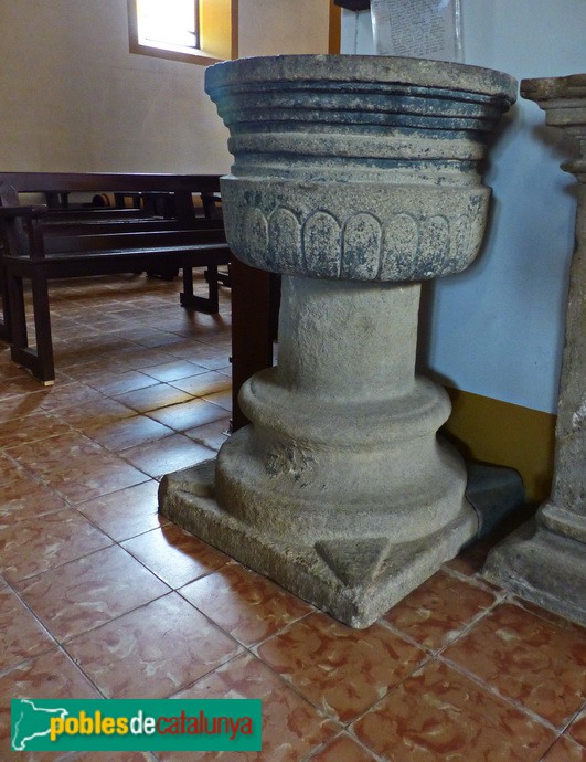 Folgueroles - Església de Santa Maria. Pica (Foto: Graciel·la Vidal, 2017) Folgueroles - Església de Santa Maria. Pica