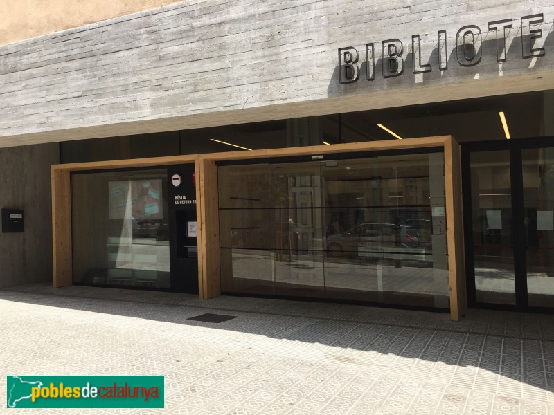 Barcelona - Biblioteca Montserrat Abelló (Foto: Albert Esteves, 2018) Barcelona - Biblioteca Montserrat Abelló
