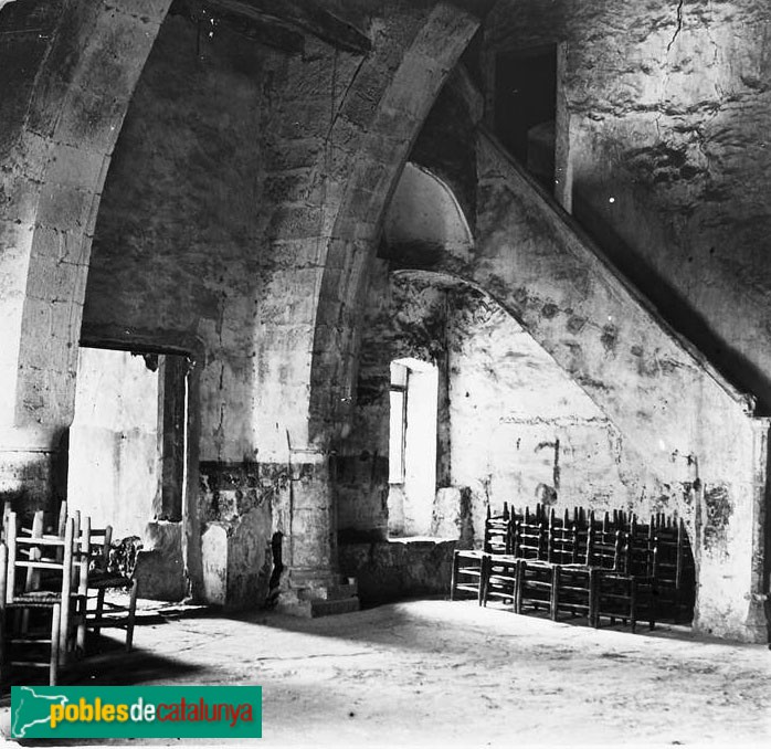 Verdú - Castell (Foto: Josep Salvany -Arxiu Salvany, Biblioteca de Catalunya-, 1913) Verdú - Castell