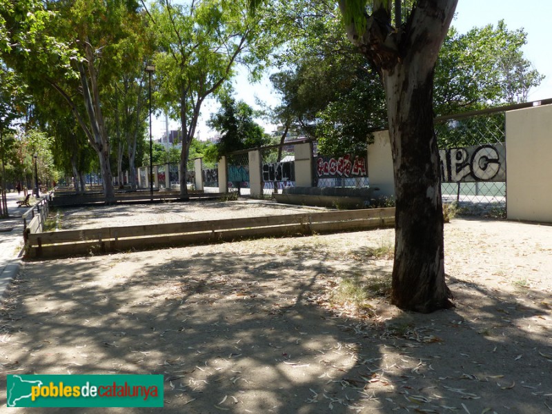 Parc, costat Meridiana (Foto: Graciel·la Vidal, 2018) Parc, costat Meridiana