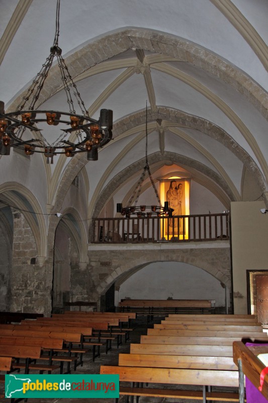 Vilagrassa - Església de Santa Maria, interior (Foto: Albert Esteves, 2018) Vilagrassa - Església de Santa Maria, interior