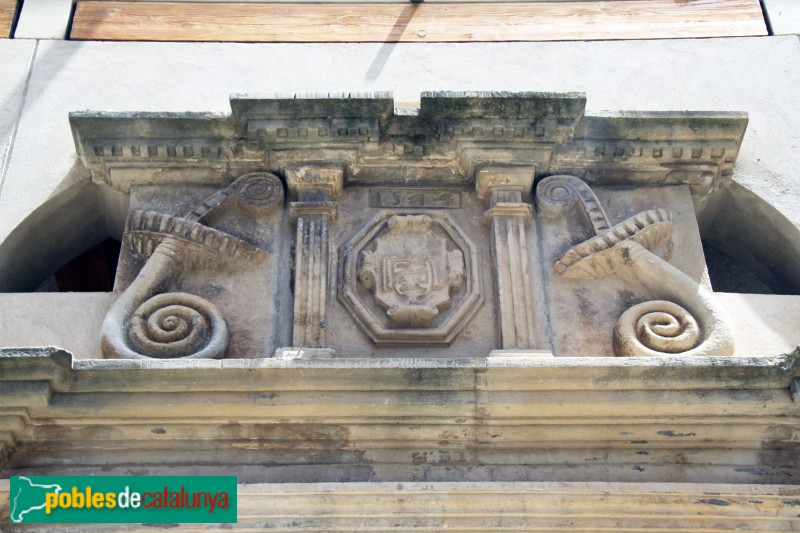 Verdú - Castell, porta renaixentista (Foto: Albert Esteves, 2018) Verdú - Castell, porta renaixentista