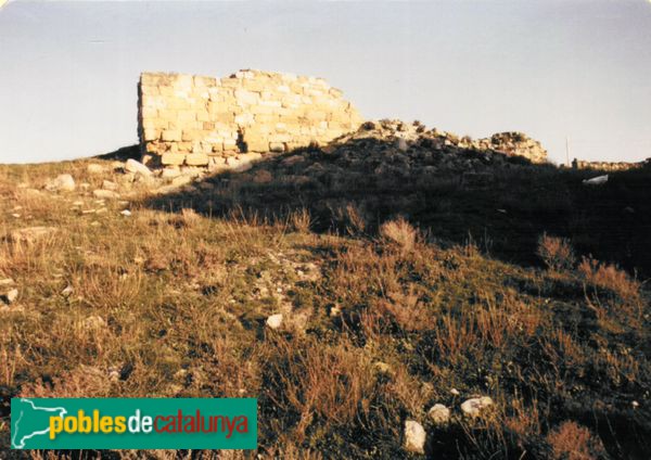 Tàrrega - Ruïnes del castell de la Figuerosa (Foto: Antoni Pladevall -Calaix.Gencat.cat-, 1988) Tàrrega - Ruïnes del castell de la Figuerosa