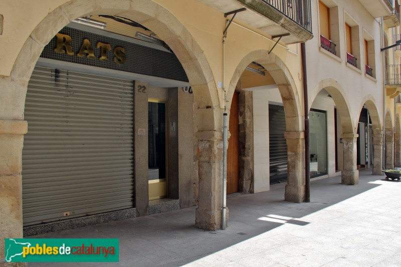 Tàrrega - Porxos del carrer del Carme (Foto: Albert Esteves, 2018) Tàrrega - Porxos del carrer del Carme