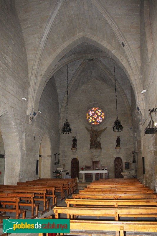 Ciutadilla - Església de Sant Miquel, interior (Foto: Albert Esteves, 2018) Ciutadilla - Església de Sant Miquel, interior