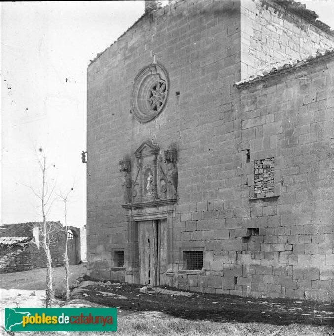 Ciutadilla - Ruïnes del Convent del Roser (Foto: Josep Salvany -Fons Salvany, Biblioteca de Catalunya-, 1917) Ciutadilla - Ruïnes del Convent del Roser