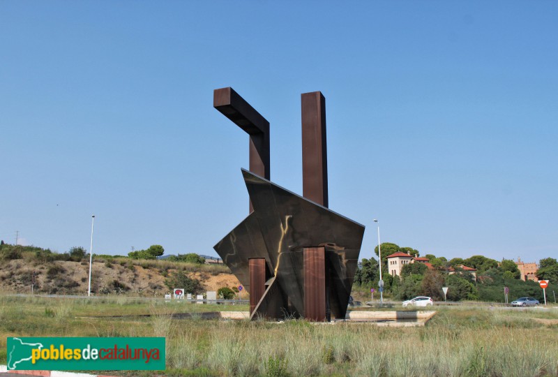 Montgat - Escultura <i>Más allá del dos mil...</i> (Foto: Albert Esteves, 2018) Montgat - Escultura <i>Más allá del dos mil...</i>