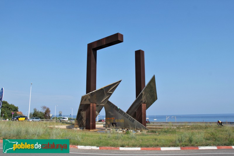 Montgat - Escultura <i>Más allá del dos mil...</i> (Foto: Albert Esteves, 2018) Montgat - Escultura <i>Más allá del dos mil...</i>