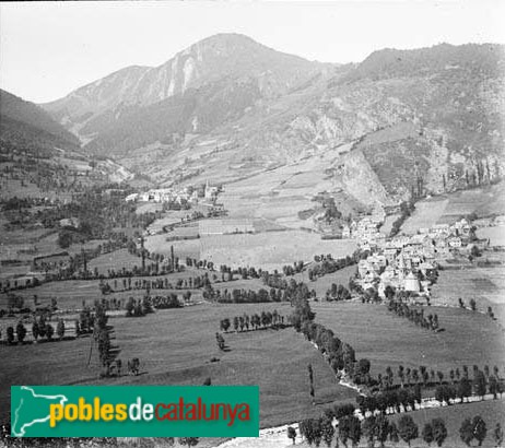 Gausac - Panoràmica (Foto: Antoni Bartomeus -Arxiu Fotogràfic Centre Excursionista de Catalunya-, 1908) Gausac - Panoràmica