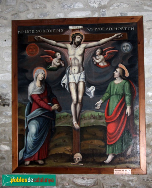 Vielha - Església de Sant Miquel, Calvari (de Joan Brun) (Foto: Albert Esteves, 2018) Vielha - Església de Sant Miquel, Calvari (de Joan Brun)