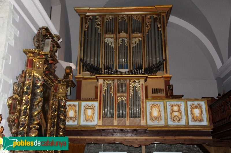 Vielha - Església de Sant Miquel - Orgue del segle XVIII (Foto: Albert Esteves, 2018) Vielha - Església de Sant Miquel - Orgue del segle XVIII