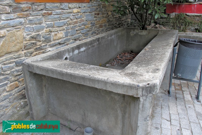 Vielha - Molí de Vielha (Çò de Canò), safareig (Foto: Albert Esteves, 2018) Vielha - Molí de Vielha (Çò de Canò), safareig