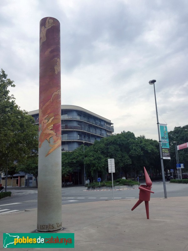 Sant Just Desvern - Escultura <i>Estrès</i> (Foto: Albert Esteves, 2018) Sant Just Desvern - Escultura <i>Estrès</i>