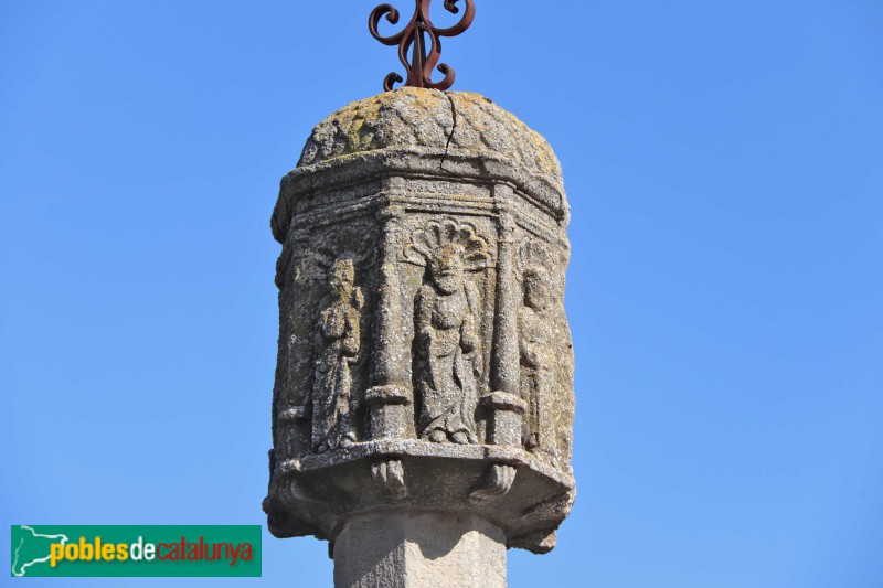 Nalec - Creu de terme (Foto: Albert Esteves, 2018) Nalec - Creu de terme