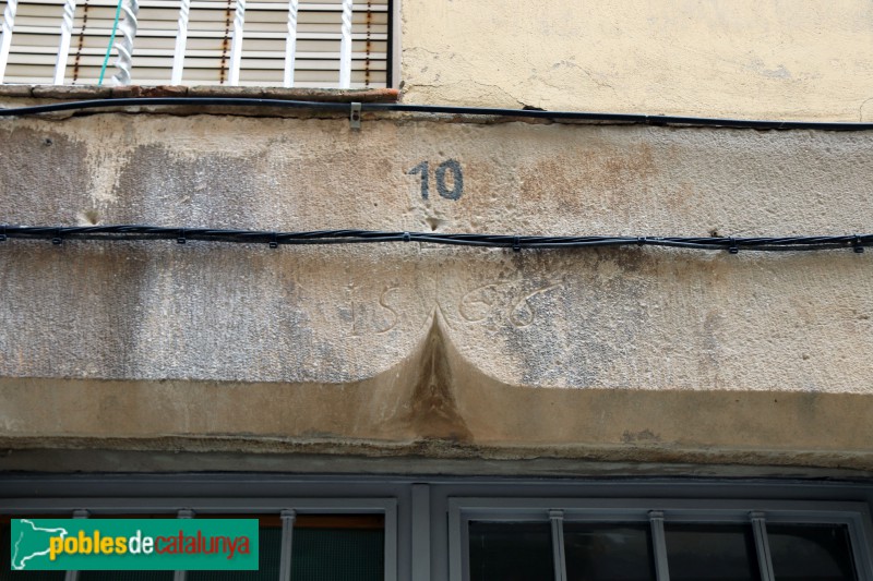 Sant Martí de Maldà - Llinda, 1566 (Foto: Albert Esteves, 2018) Sant Martí de Maldà - Llinda, 1566